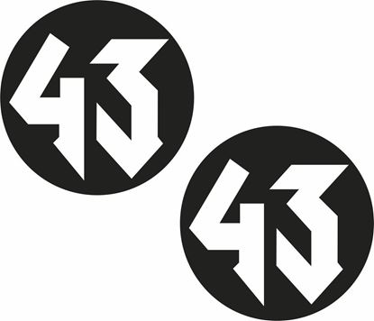 Picture of Ken Block  43 Decals / Stickers