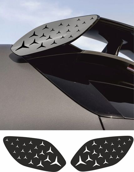 Picture of Mercedes A45S / A35 W177 2018 onwards  Wing / Spoiler overlay Stickers / Decals