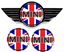 Picture of MINI R55 R56 R57 rear and Bonnet Badge Gel overlays