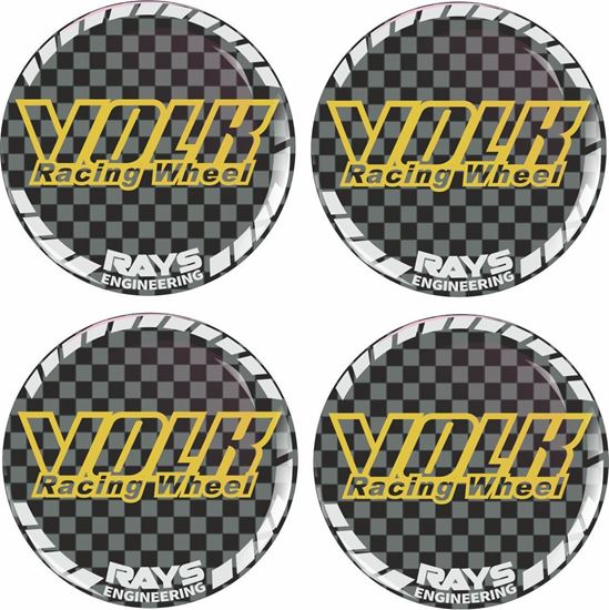 Picture of Volk Racing Wheel Centre Gel Badges