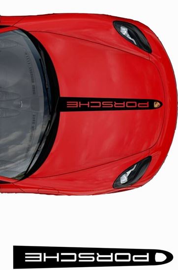 Picture of 718 Cayman / Boxster Bonnet Stripe / Sticker