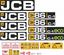 Picture of JCB 86C-1 Digger Excavator replacement Decals  / Stickers