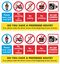Picture of Taxi Rules Decals / Stickers