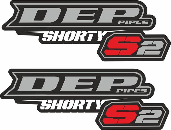 Picture of Dep Pipes Shorty S2 Decals / Stickers