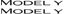 Picture of Tesla Model Y Decals /Stickers