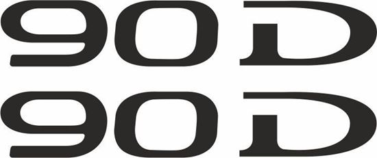 Picture of Tesla 90D Decals /Stickers