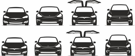 Picture of Tesla Decals /Stickers