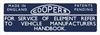 Picture of Mini  Cooper / Cooper S Twin Carb Air Filter Decal / Sticker