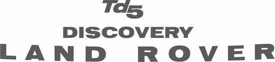 Picture of Land Rover Discovery Td5 series 1 replacement Decals / Stickers