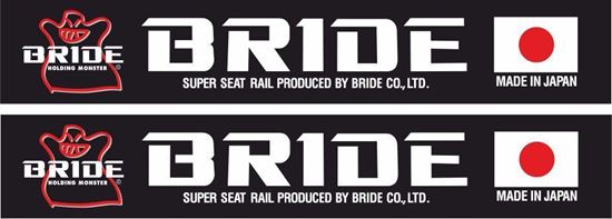 Picture of Bride Super Seat Rail replacement Decals / Stickers