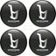 Picture of Bertone Wheel centre Gel Badges