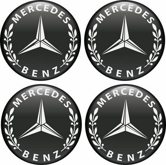 Picture of Mercedese Wheel centre Gel Badges