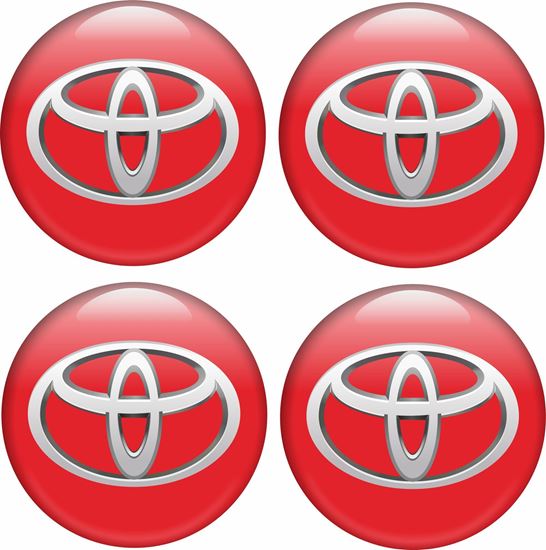 Zen Graphics Toyota Wheel centre Gel Badges