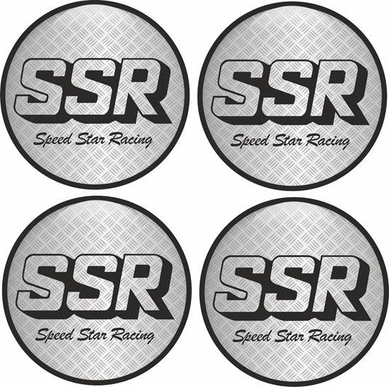 Picture of SSR Wheel centre Gel Badges