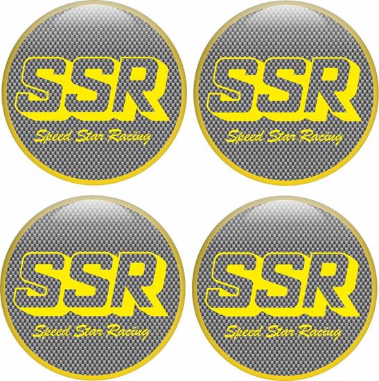 Picture of SSR Wheel centre Gel Badges