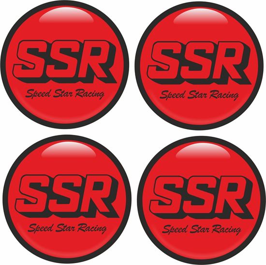 Picture of SSR Wheel centre Gel Badges