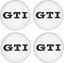 Picture of "GTI" Wheel Centre gel Badges