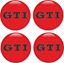 Picture of "GTI" Wheel Centre gel Badges
