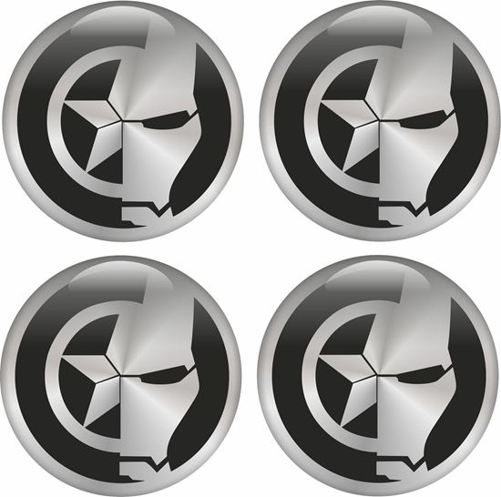 Picture of Iron Man Wheel centre Gel Badges