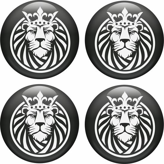 Picture of Lion Wheel centre Gel Badges