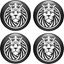 Picture of Lion Wheel centre Gel Badges