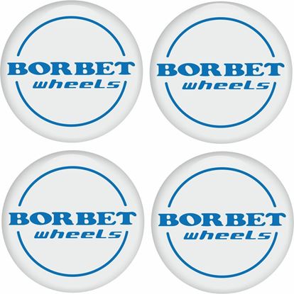 Picture of Borbet Wheel centre Gel Badges
