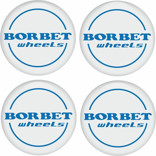 Picture of Borbet Wheel centre Gel Badges