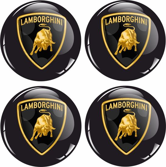 Picture of Lamborghini Wheel centre Gel Badges