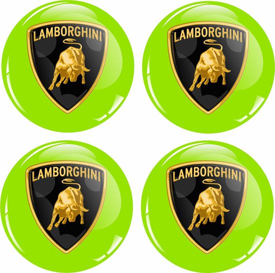 Picture of Lamborghini Wheel centre Gel Badges