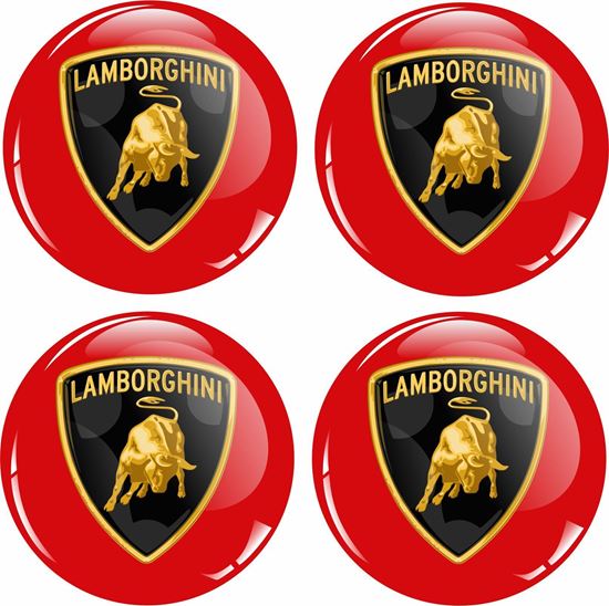 Picture of Lamborghini Wheel centre Gel Badges