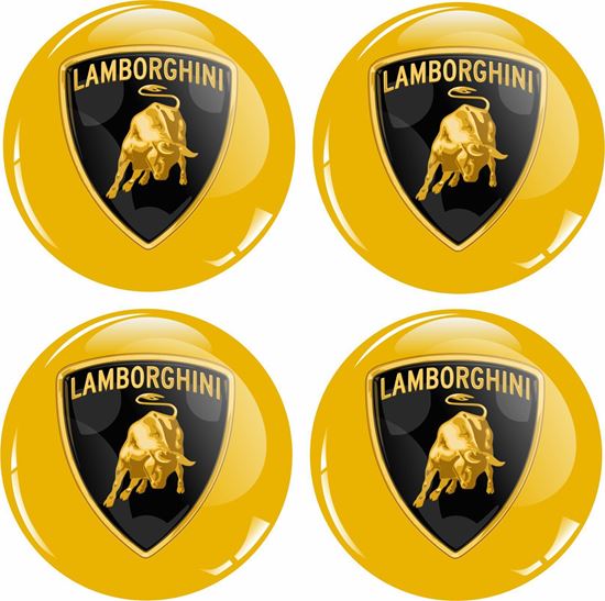 Picture of Lamborghini Wheel centre Gel Badges