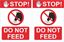 Picture of Stop do not feed Horses Decals / Stickers