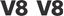 Picture of Defender V8 replacement side wing Decals / Stickers