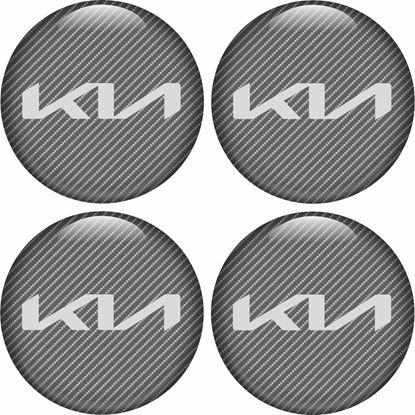 Picture of kia Wheel centre Gel Badges