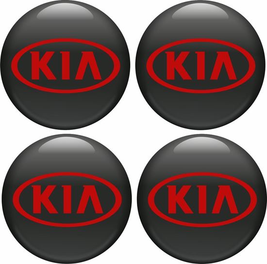 Picture of kia Wheel centre Gel Badges