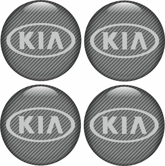 Picture of kia Wheel centre Gel Badges