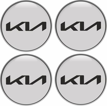 Picture of kia Wheel centre Gel Badges