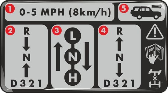 Picture of Land Rover Discovery 1999 - 2004 Automatic Auto Transmission Badge