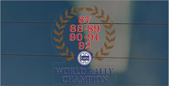 Picture of Lancia World Champion Decals / Stickers