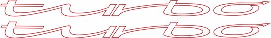 Picture of MG Maestro Turbo replacement side Decals / Stickers
