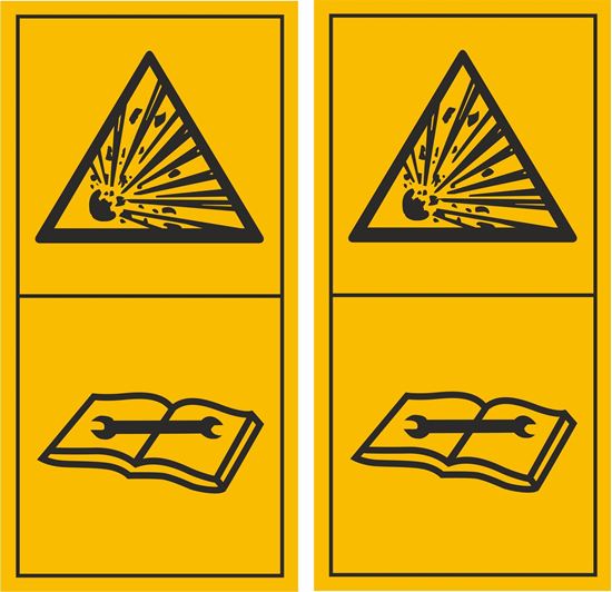 Picture of Explosive Decals / Stickers