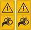 Picture of Risk of hand injury Decals / Stickers
