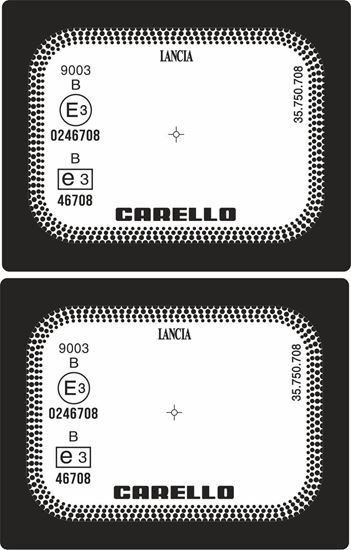Picture of Lancia Delta Evolution Fog Light internal Stickers / Decals