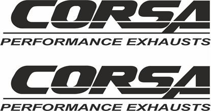 Picture of Corsa Performance Exhausts Decals / Stickers