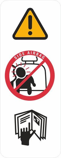 Picture of MG Airbag Warning Decal / Sticker