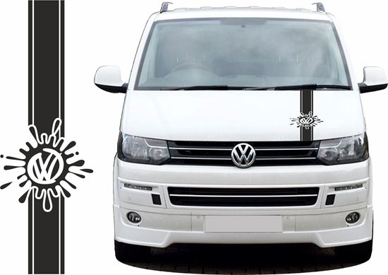 Picture of Transporter T4 / T5  /T6 Bonnet Stripe  / Sticker