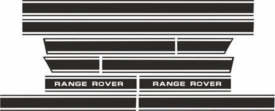 Zen Graphics - Range Rover Classic lower side Stripes / Stickers
