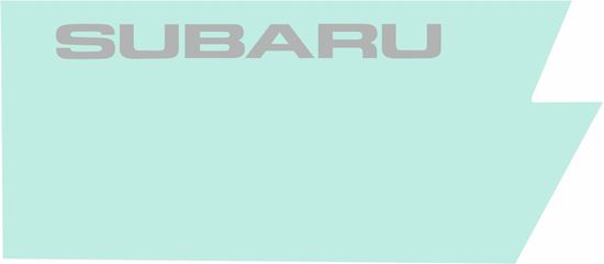 Picture of Impreza STi Type Euro Spec replacement rear Decal / Sticker
