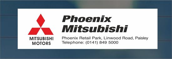 Picture of Phoenix Mitsubishi - Paisley Dealer rear glass Sticker