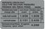 Picture of MK1 Golf Cabriolet Tyre Pressure with Spare Wheel replacement Decal / Sticker
